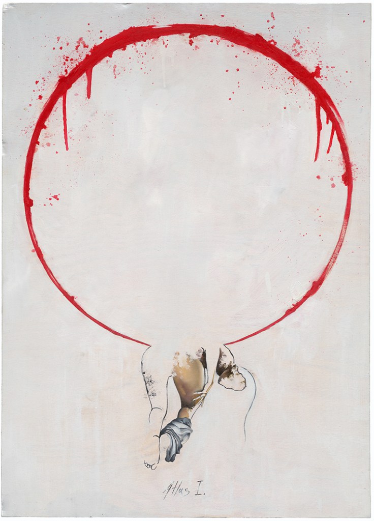 Oil on wood panel, 100cmX72cm., 2010